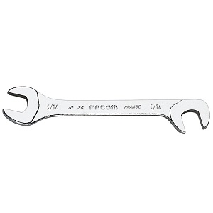 34 - Inch 15° and 75° hinged "midget" open end wrenches